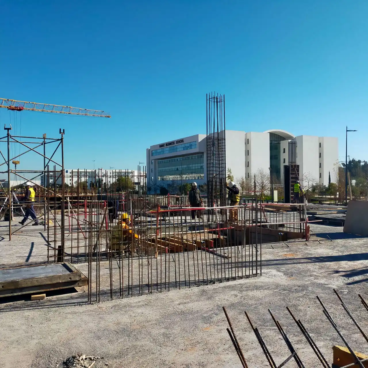 Chantier de construction