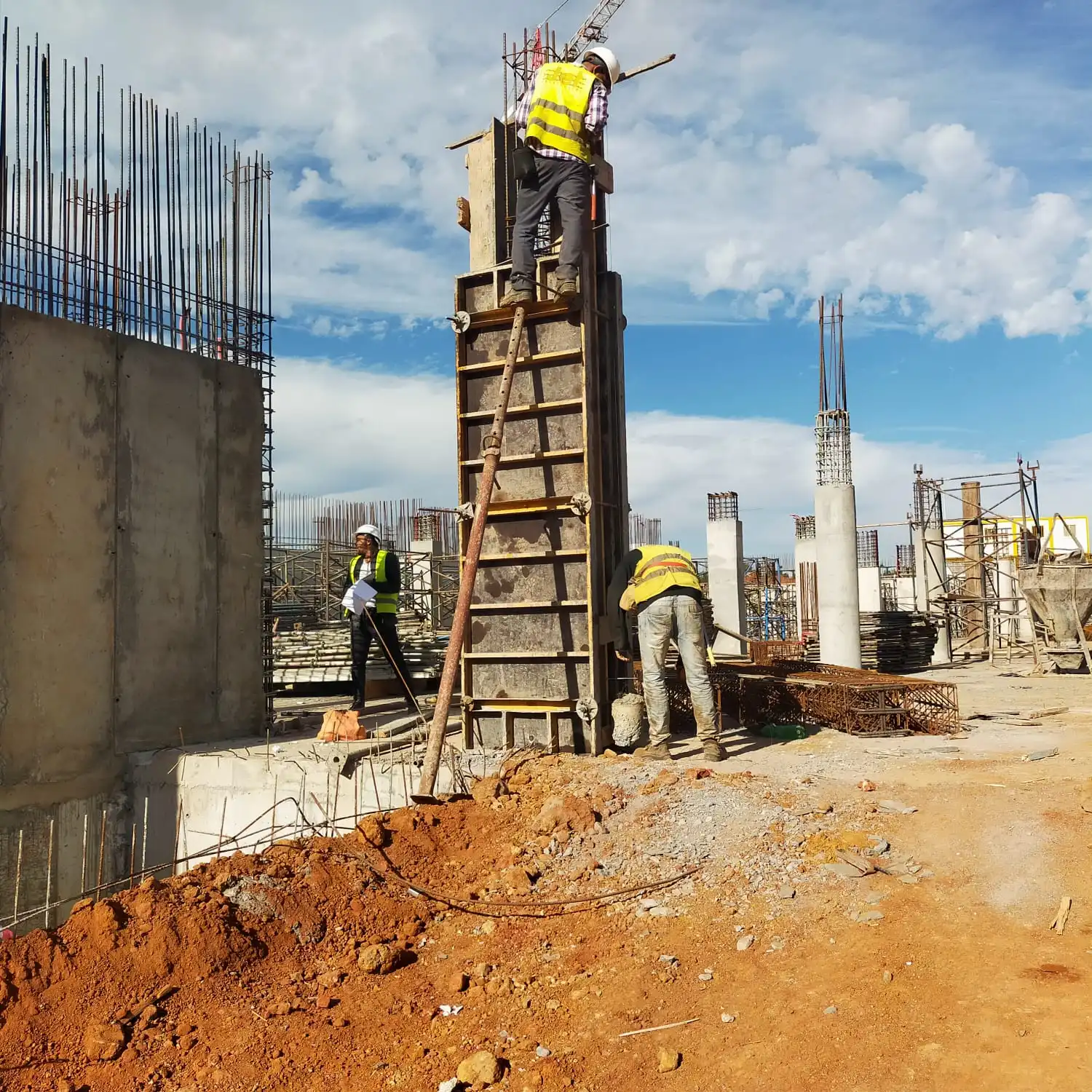 Chantier de construction HUIR